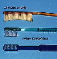 Die richtige Zahnbürste – früher und heute