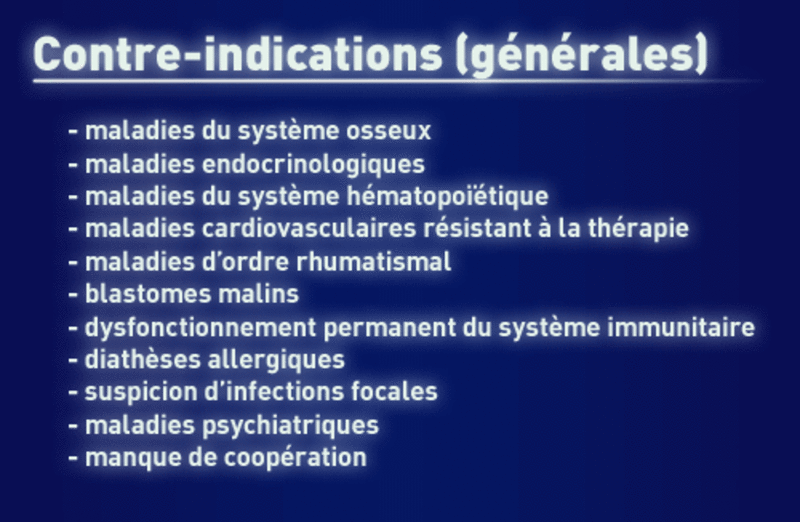 Déroulement d’une pose d’implants Déroulement d’une pose d’implants